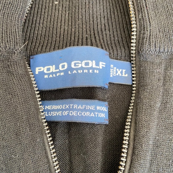 Polo Ralph Lauren Golf Quarter Zip Sweater - Picture 3 of 3